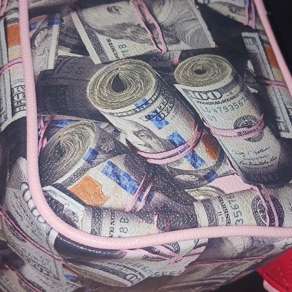 SPRAYGROUND BACKPACK NEW MONEY STACKS SAVAGE PINK - Picture 8 of 8